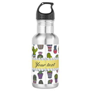 Kaktus-Imitat-GoldBling Diamanten Trinkflasche