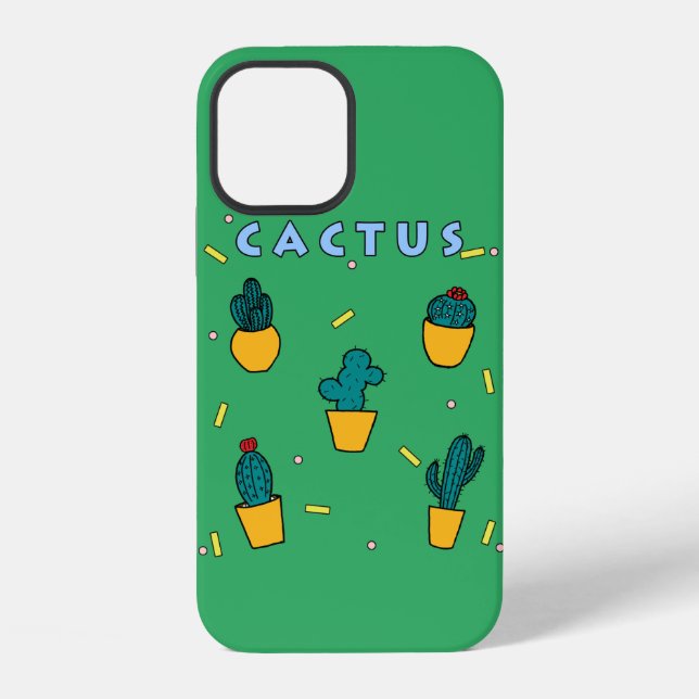 Kaktus iPhone 12 Hülle (Rückseite)