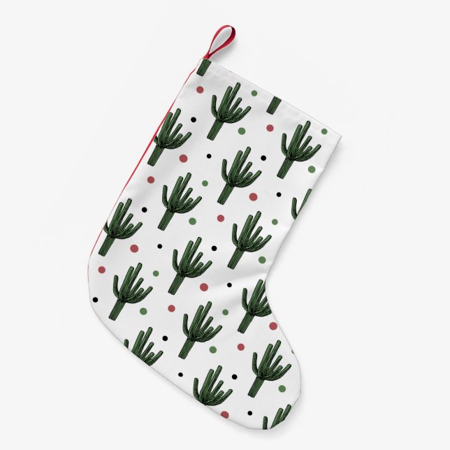 Kaktus Kleiner Weihnachtsstrumpf (Vorderansicht (hängend))