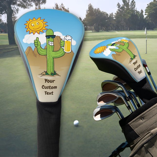 Kaktus mit Bier Golf Headcover (Von Creator hochgeladen)