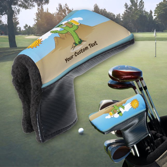 Kaktus mit Bier Golf Headcover (Von Creator hochgeladen)