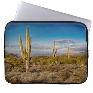 Kaktus-Sonnenuntergang in Arizona Laptopschutzhülle