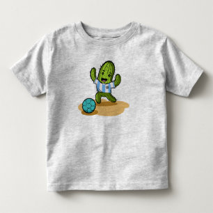 Kaktus spielt Fußball und trägt ein argentinisches Kleinkind T-shirt