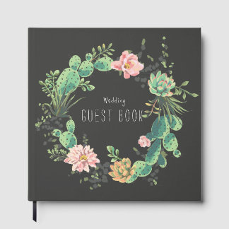 Kaktus Sukkulenten Kranz Rustikale Boho Gartenhoch Gästebuch