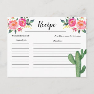 Kaktus-Taco-über-Liebe-Junggesellinnenabschied-Rez Postkarte