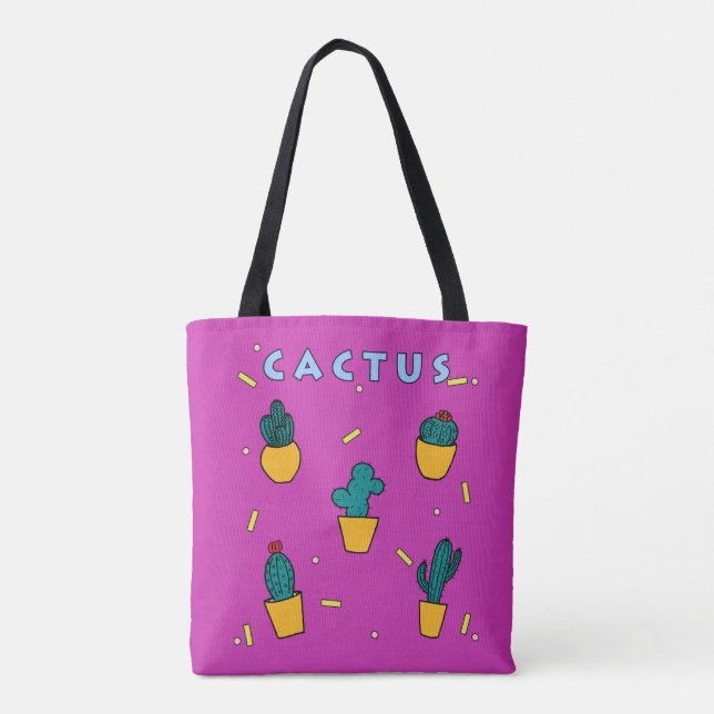 Kaktus Tasche (Rückseite)
