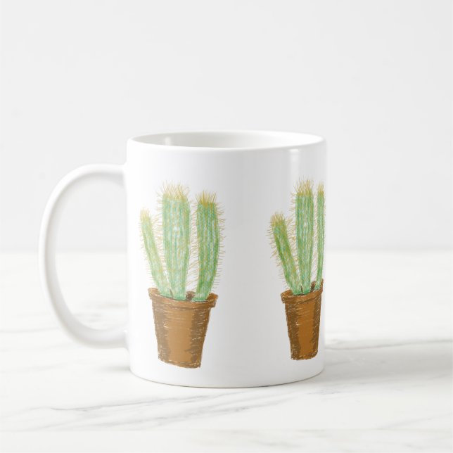 Kaktus-Tasse Kaffeetasse (Links)