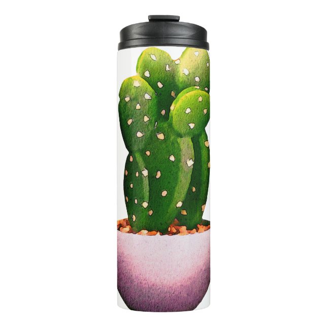 Kaktus Thermosbecher (Vorderseite)
