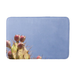 Kaktus-und blauer Himmel-Foto Badematte