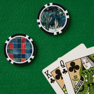 Kaktus Western Cowboy Cowgirl   Pokerchips