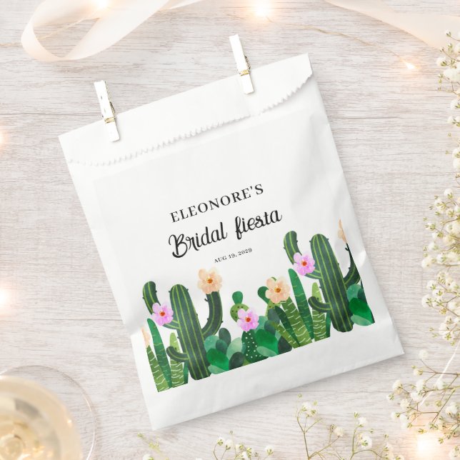 Kaktusblüten  Braut-Fest  Geschenktütchen (Ausgeschnitten)