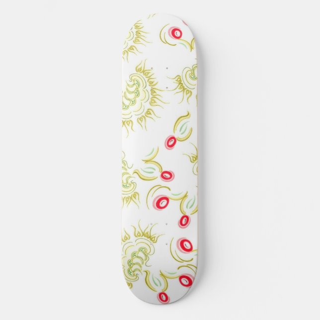 Kaktusblüten Skateboard (Vorderseite)