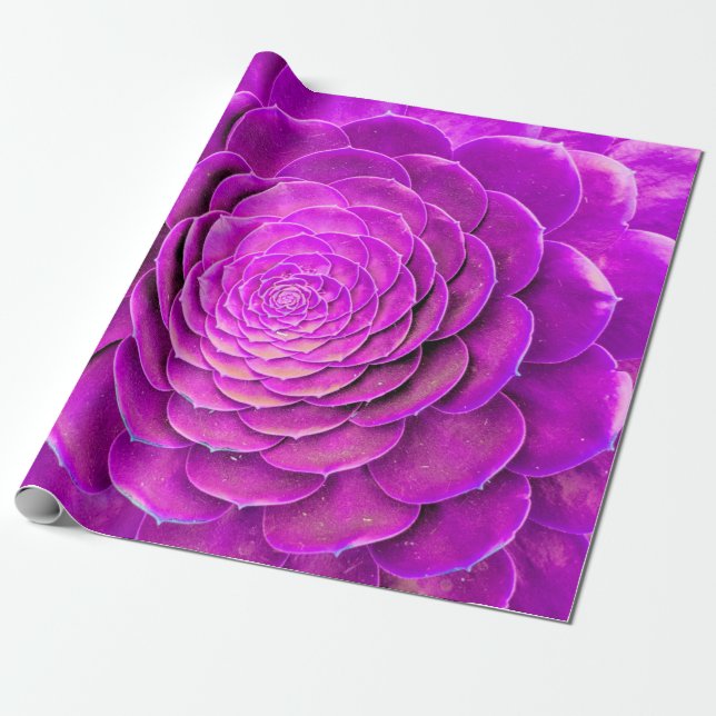 Kaktusblütendesign Geschenkpapier (Ungerollt)