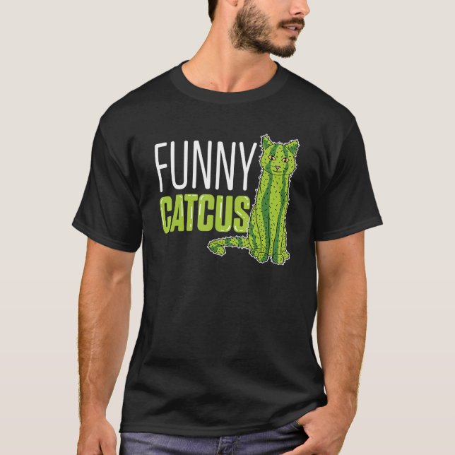 Kaktuskatzenmutter T-Shirt (Vorderseite)