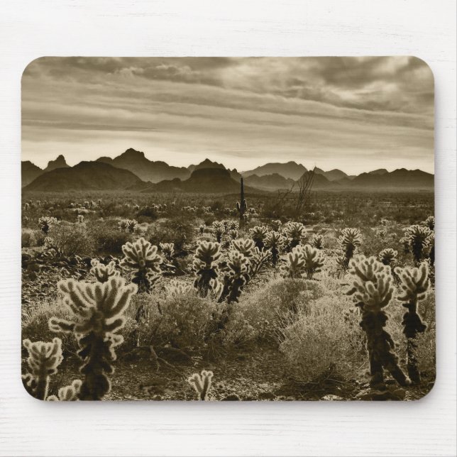 Kaktuslandschaft Mousepad (Vorne)