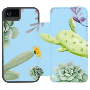 Kaktusmuster 10 incipio watson™ iPhone 5 geldbörsen hülle