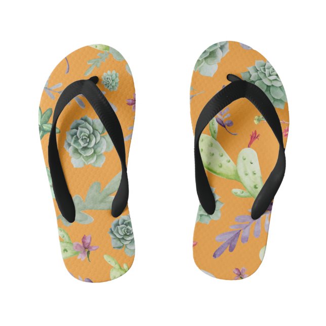 Kaktusmuster 11 kinderbadesandalen (Fußbett)