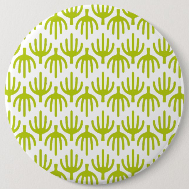 Kaktusmuster Button (Vorderseite)