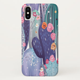 Kaktusmuster Farbige Wasserfarbe Case-Mate iPhone Hülle