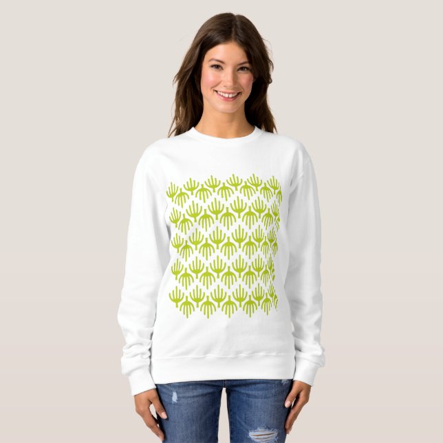 Kaktusmuster Sweatshirt (Vorne ganz)
