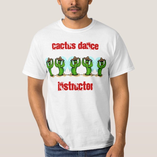 Kaktustanz Saguaros mit Sombreros-T - Shirt-Shirt T-Shirt (Vorderseite)