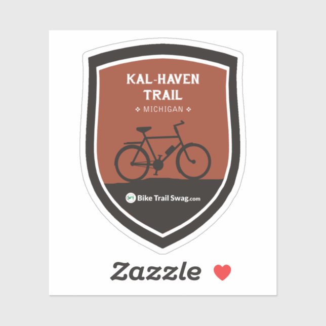 Kal-Haven-Weg Aufkleber (Blatt)