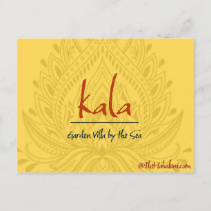 Kala Garden Villa Postkarte