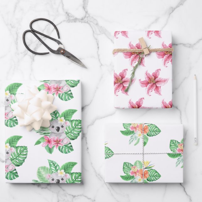 Kala Kids Wrapper Papier à plat Jeu de 3 (Recto)