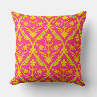 Kala trellis ikat kissen