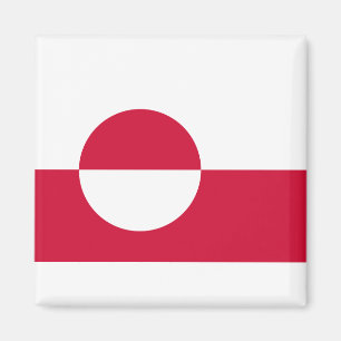 Kalaallit Nunaat - Grønland - grönländische Flagge Magnet