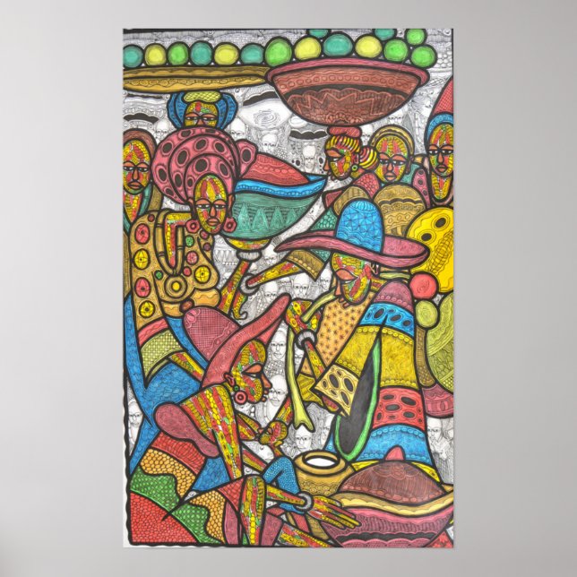 Kalabaschmarkt Poster (Vorne)