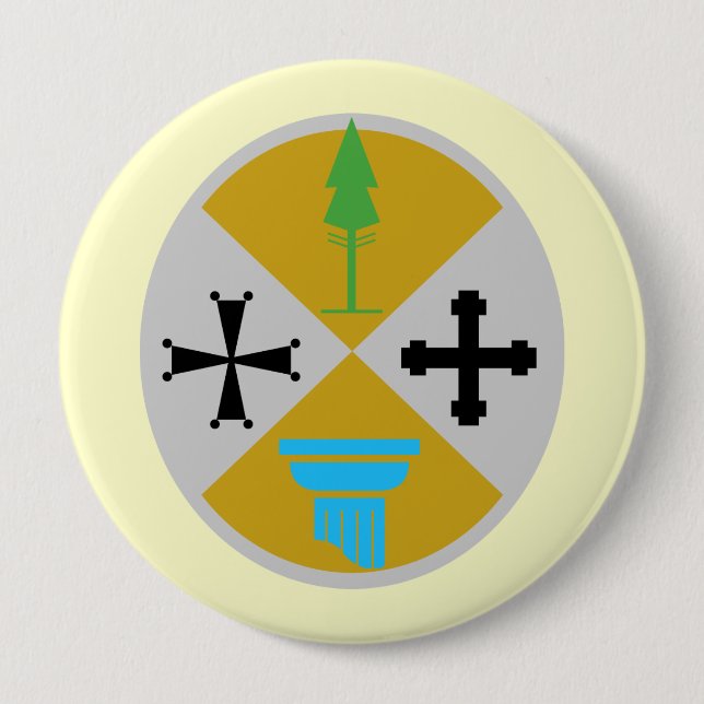 Kalabrien, Italien Button (Vorderseite)