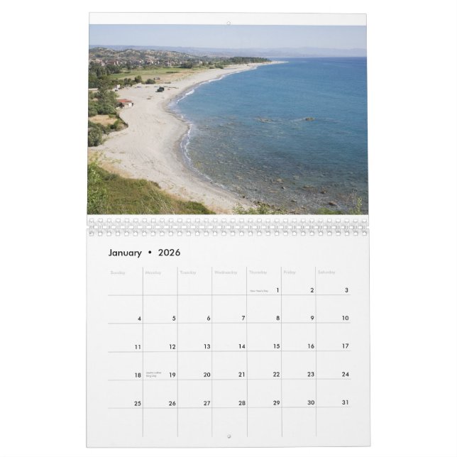 Kalabrien, Italien Mauerkalender Kalender (Jan 2026)