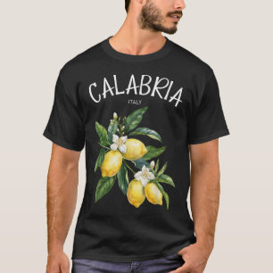 Kalabrien Zitrone Kunst Italienischer Fruchtliebha T-Shirt
