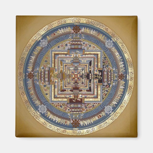 Kalachakra Mandala B aimant (Devant)