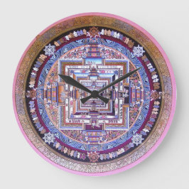 Kalachakra Mandala Große Wanduhr