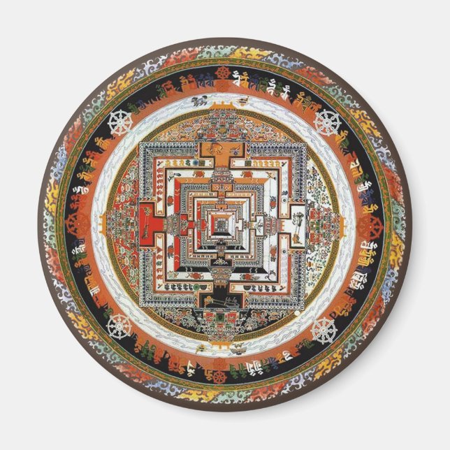Kalachakra Mandala Magnet (Vorne)