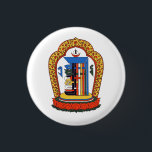 Kalachakra Mantra tibetisch-buddhistisch Button<br><div class="desc">Mächtiges Kalachakra-Mantra tibetisch-buddhistisches Amulett-Button. Das Kalachakra ist ein komplexes Symbol für die Arbeitsweise aller Zeit und des Raumes. Es gilt als starker Schutz und viel Glück-Charme.</div>