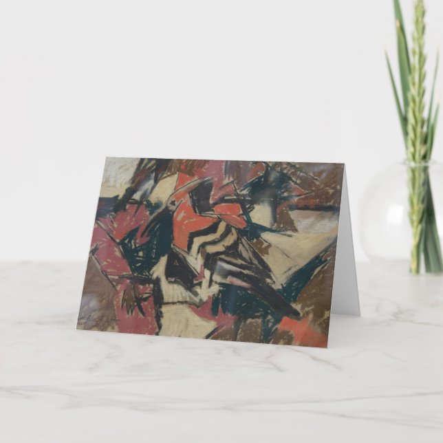 KalahariHoopoe - Kunstkarte Karte (Vorderseite)