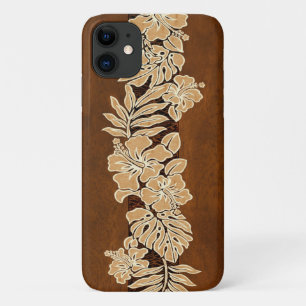 Kalaheo Hawaiianischer Hibiskus Tapa Imitats Koa-W Case-Mate iPhone Hülle