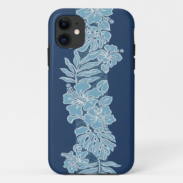 Kalaheo Hawaiianischer Hibiskus Tapa iPhone 5 Hüll Case-Mate iPhone Hülle (Rückseite)