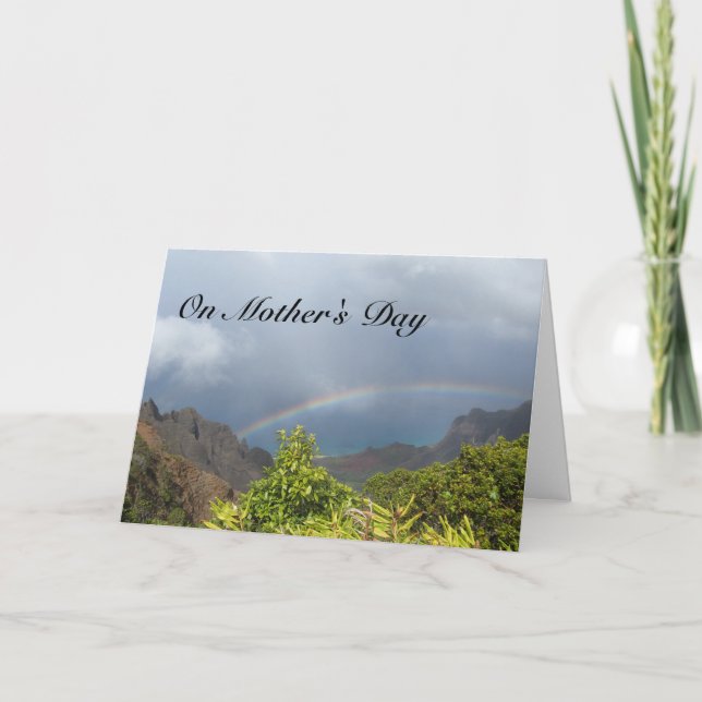 Kalalau Rainbow Mother Day Card Karte (Vorderseite)