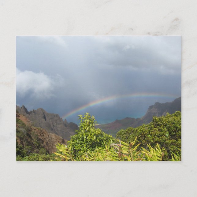 Kalalau Rainbow Postkarte (Vorderseite)