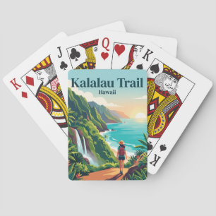 Kalalau Trail Kauai USA Spielkarten