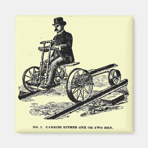 KALAMAZOO Velocipede Bahn Handwagen 1887 Magnet