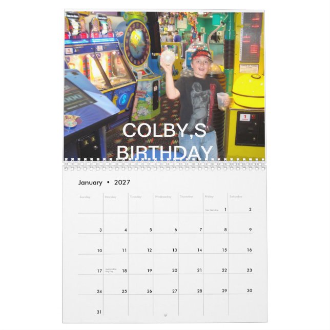 Kalander Kalender (Jan 2027)