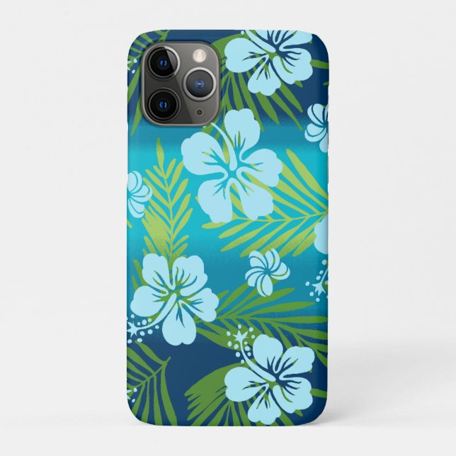 Kalani Gefärbte Krawatte Blend Tropischer Hibiskus Case-Mate iPhone Hülle (Rückseite)