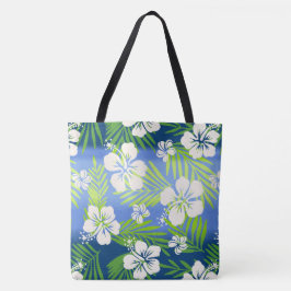 Kalani Gefärbte Krawatte Blend Tropischer Hibiskus Tasche