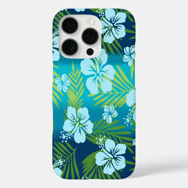 Kalani Tie Dye Mélange Hibiscus Tropical - Coque T (Verso)