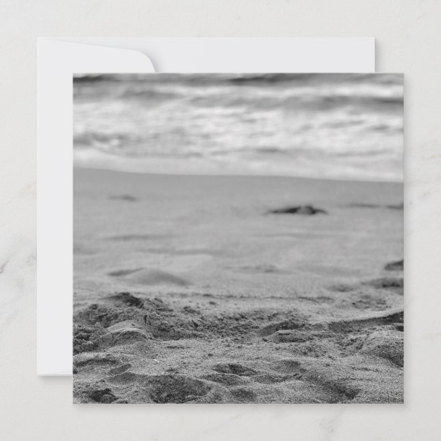KALAPAKI STRAND, KAUAI FLAT GREETKARTENBLANK KARTE (Vorderseite)